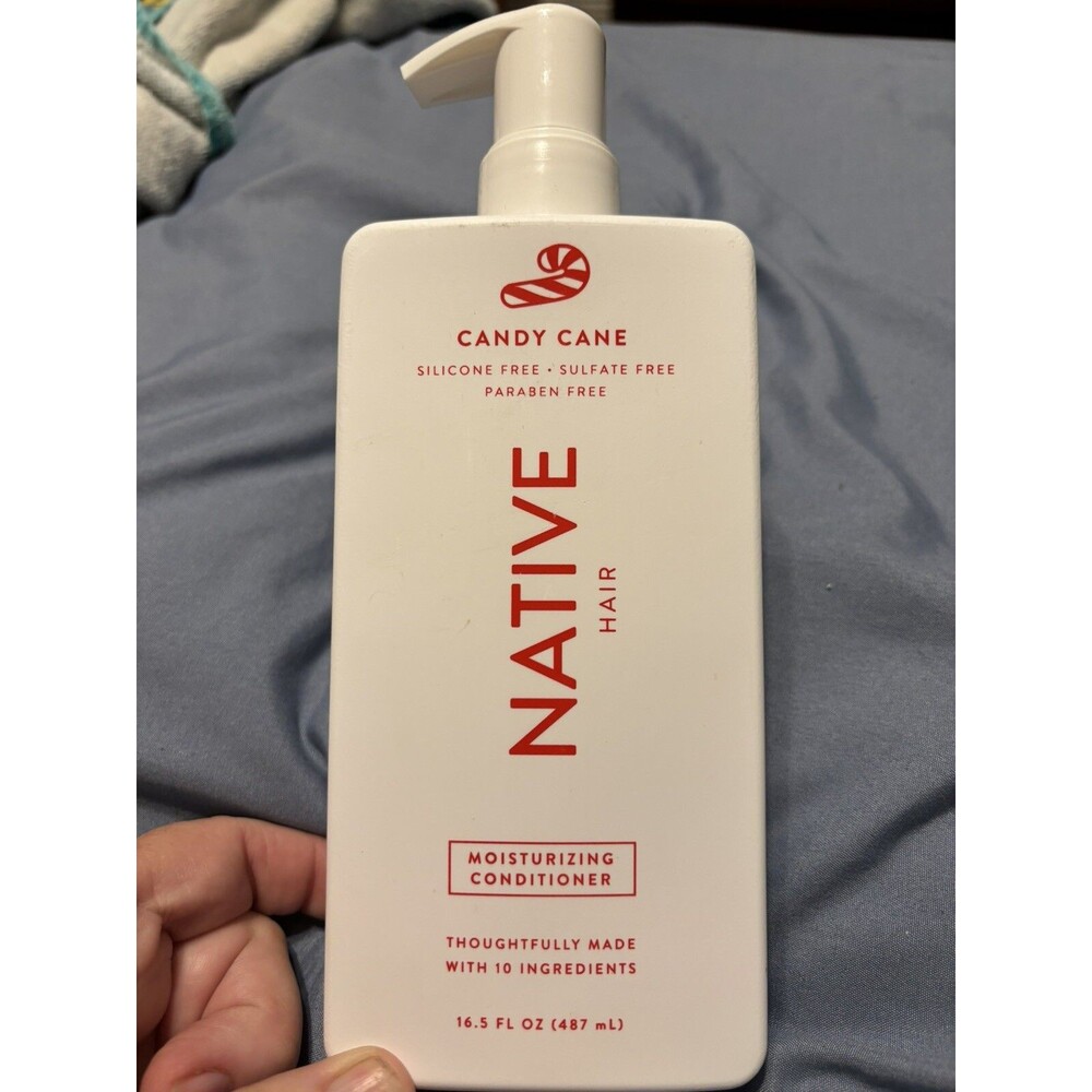 Native Conditioner  Candy Cane Holiday Moisturizing Hair 16.5 Oz Conditioner